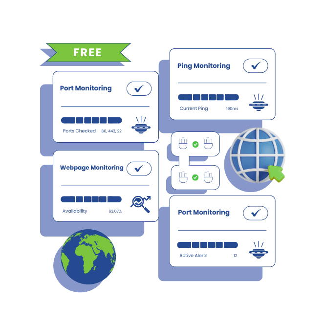 Free port monitoring